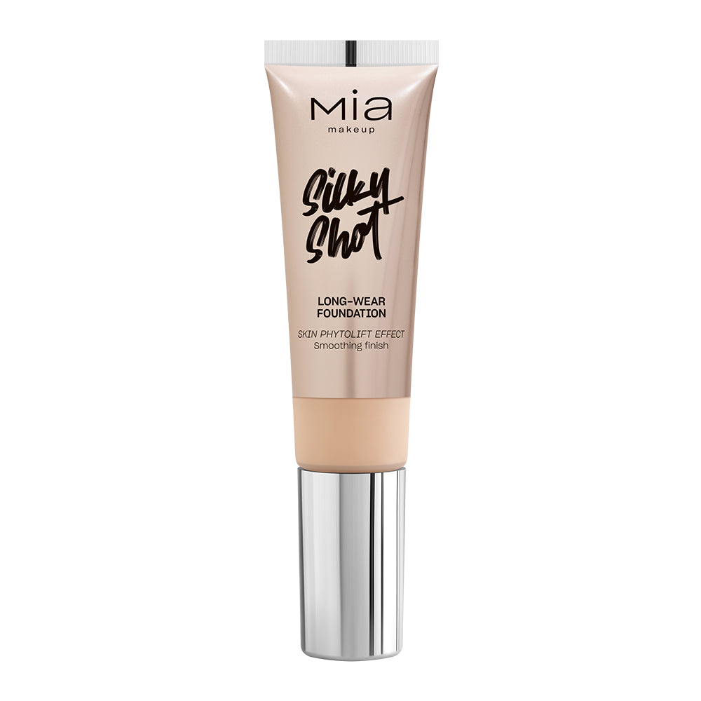 Silky Shot Foundation - Base alisadora de cobertura media-alta