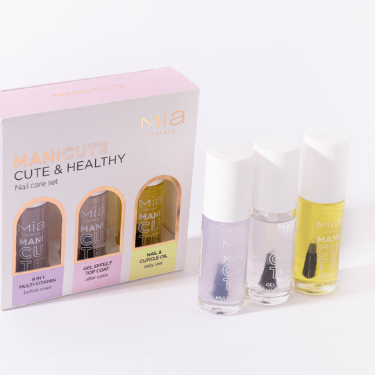 MANICUTE KIT CUTE & HEALTHY - Kit de tratamiento de uñas